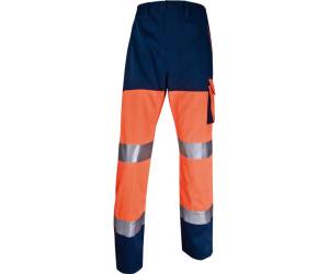 Pantalone alta visibilita PHPA2 sargia poliestere cotone taglia L arancio fluo - 11163