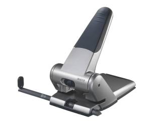 Perforatore 5180 passo 8 cm max 65 fogli 2 fori argento - 10411