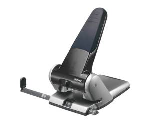 Perforatore 5180 passo 8 cm max 65 fogli 2 fori nero - 10427