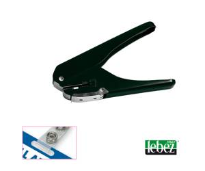 Perforatore per badge foro 15 x 4 mm nero - 10418