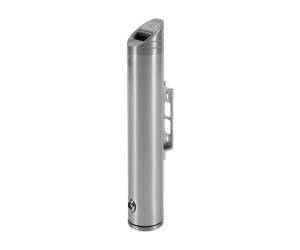 Portacenere murale da esterno diametro 10 cm H 48 cm acciaio inox Studio T 1609004 - 11477