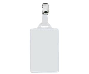 Portanome Pass 1E clip in metallo c cartoncino 5,5 x 8,5 cm verticale - 9569