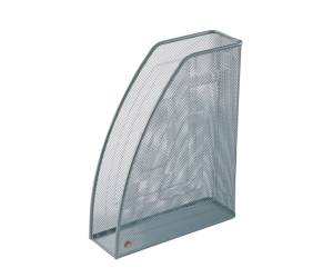 Portariviste Mesh 26 x 8 x 33,5 cm rete metallica argento - 9160