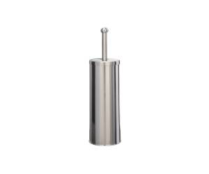 Portascopino WC Basic da terra acciaio inox diametro 9,8 cm altezza 38 cm silver Medial 101800 - 9244