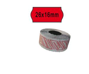 Rotolo da 1000 etichette a onda per Smart 16-2616 e Z Maxi 6-2616-26 x 16 mm - 9082