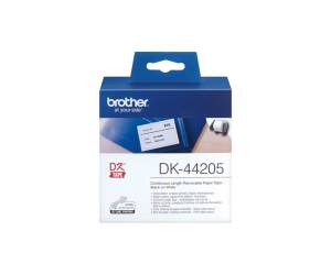 Rotolo etichetta continua carta adesiva nero bianco 62mm x 30,48 mt - 10790