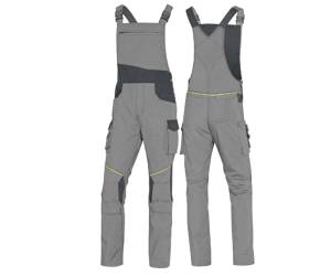 Salopette da lavoro Mach 2 tela poliestere cotone taglia XL grigio chiaro grigio scuro - 11124