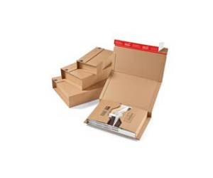 Scatola postale CP 020 fustellata A3,45,5 x 32 x 7 cm cartone microonda avana - 10079