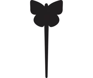 Silhouette Tags forma farfalla nero set 5 pezzi - 9704