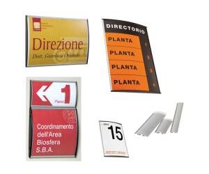 Targa da parete Arkos 21 x 30 cm profilo silver - 9588