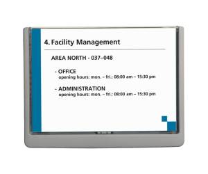 Targa per porte pareti Click Sign 21 x 14,9 cm - A5,9621