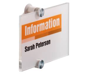 Targa per porte pareti Crystal Sign 14,8 x 10,5 cm - 9613