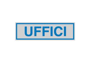 Targhetta adesiva UFFICI 16,5 x 5 cm - 10741