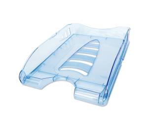 Vaschetta portacorrispondenza Sunrise 33,5 x 25,4 x 7 cm azzurro trasparente - 9159