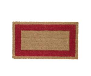 Zerbino Cocco 45 x 80 cm fondo in vinile rosso - 11420