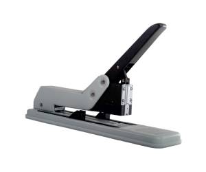 Cucitrice da tavolo Leone 130 - braccio lungo - capacita' massima 180 fogli - grigio-nero - Arke' - Molho Leone - 76130 - 8002057761301 - DMwebShop