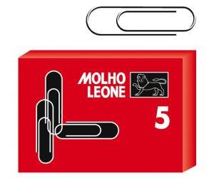 Fermagli zincati - lunghezza 50 mm - n. 5 - scatola 100 pezzi - conf. 5 pezzi - Molho Leone - 21105 - 8002057211059 - DMwebShop