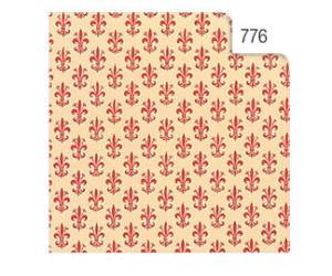 Rotolo Cartarivesto Rex 58 - 50 x 500 cm - lavabile - giglio rosso - Rex Sadoch - REX58-776 - 8006715066487 - DMwebShop