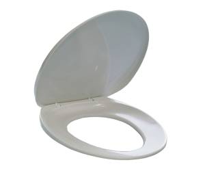 Sedile per WC - universale - PPL - distanza fori da 8,5 a 17,5 cm - bianco - Durable - 1809654011 - 7318089654018 - DMwebShop