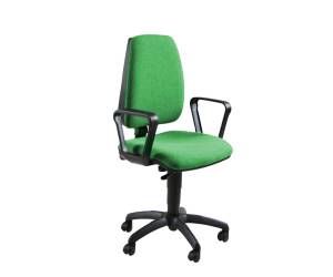 Sedia operativa Jupiter - con ruote e braccioli - verde - Unisit - JUBR/EV - 8050043741615 - DMwebShop