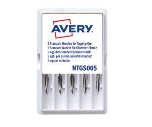 Aghi standard per sparafili - metallo - conf. 5 pezzi - Avery - NTGS005 - 5014702023453 - DMwebShop