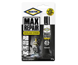 Adesivo Max Repair universale - 20 gr - trasparente - Bostik - D2260 - 64379 - 4026700659757 - DMwebShop
