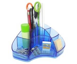 Portapenne Multipot Classic - 14 x 20 x 9 cm - azzurro trasparente - Arda - TR7121BL - 8003438012487 - DMwebShop