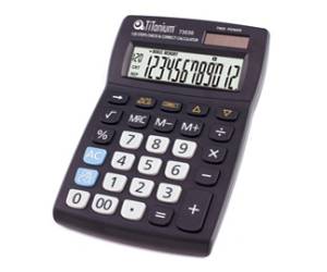 Calcolatrice da tavolo - 73030 - 12 cifre - nero - Titanium - CD2696-12RP - 8025133026729 - DMwebShop