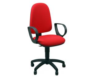 Sedia operativa Jusb - con ruote e braccioli - rosso - Unisit - JUSB/ER - 8050043741554 - DMwebShop