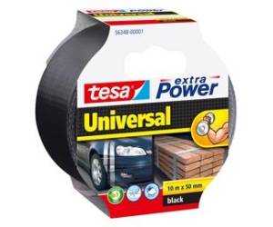 Nastro adesivo Extra Power Universal - 50 mm x 10 mt - nero - Tesa - 56348-00001-06 - 4042448032898 - DMwebShop