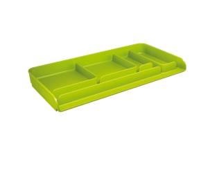 Vaschetta portacancelleria Mydesk - 26,1 x 12,5 x 2,8 cm - verde - Arda - 8110V - 8003438015082 - DMwebShop