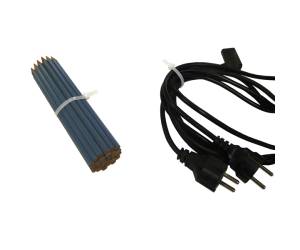 Fascette 20 x 0,25 cm nylon bianco conf. 100 pezzi - 3195W - 8014035027019 - DMwebShop