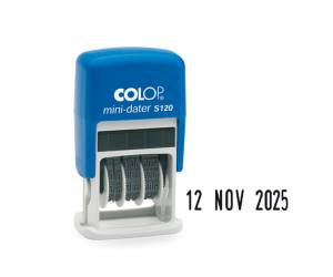 Timbro Mini Dater S120 Datario - 3,8 mm - autoinchiostrante - Colop - S120 - 9004362313007 - DMwebShop