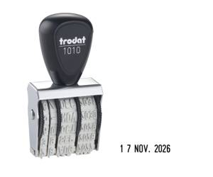 Timbro Datario 1010 - manuale - 4 mm - Trodat - 54175. - 9008056017707 - DMwebShop