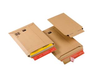 Busta a sacco CP 010 in cartone adesivo permanente formato B5,185 x 270 mm - 13074