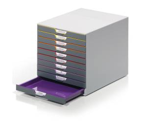 Cassettiera Varicolor 28 x 35,6 x 29,2 cm 10 cassetti - 12478