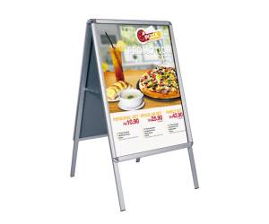 Cavalletto bifacciale cornici a scatto 70 x 100 cm - 13358