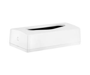 Dispenser per veline di carta da muro 27x7x14 cm bianco - 12789