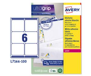Etichette adesive L7166 in carta angoli arrotondati laser permanenti bianco 99,1 x 93,1 mm 100 fogli - 12615