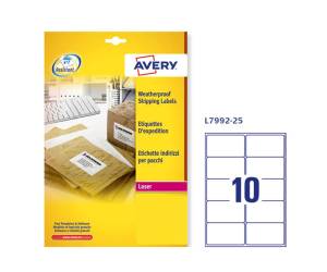 Etichette adesive extra strong L7992 in poliestere laser permanenti 25 fogli - 12587