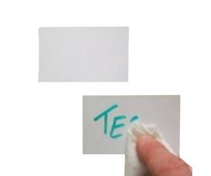 Etichette magnetiche scrivibili e cancellabili permanenti 40 x 100 mm bianco - 11852