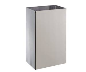 Gettacarte Bob Basic 30x20x50 cm 25 lt acciaio inox - 12796