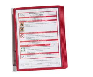 Leggio da parete Vario Wall 5,5 pannelli Sherpa inclusi rosso - 13325