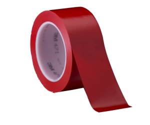 Nastro adesivo vinilico 471,5 cm x 33 mt rosso - 13143