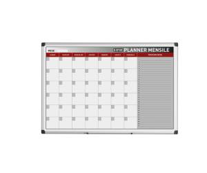 Planner magnetico mensile 90 x 60 cm silver - 12249