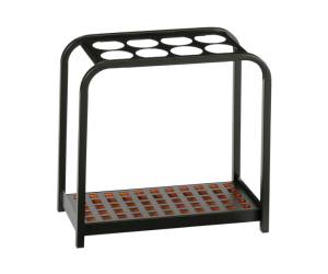 Portaombrelli Multi 8 posti 52 x 26 x 54 cm nero acciaio - 11555