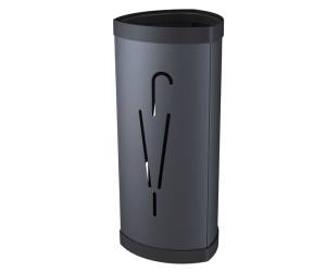 Portaombrelli diametro 26 cm H 60 cm metallo nero - 11541