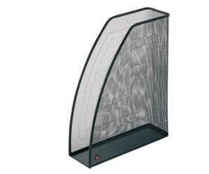 Portariviste Mesh 26 x 8 x 33,5 cm rete metallica nero - 11623