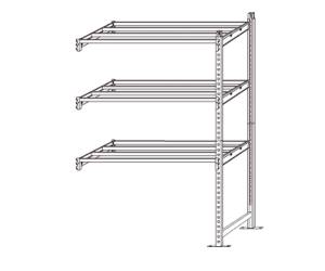 Scaffale Rang Eco180 modulo aggiunta 5 ripiani portata ripiano 180 kg acciaio - 12175