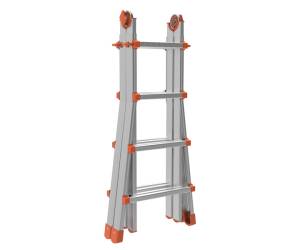 Scala telescopica Squadra 8,8 gradini alluminio - 13157